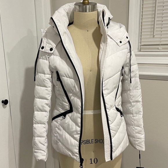 Karl Lagerfeld White Puffer Jacket - Picture 2 of 10